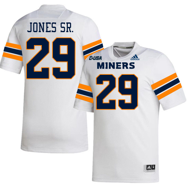 Aaron Jones Sr. UTEP Jersey,UTEP Miners #29 Aaron Jones Sr. College Football Jersey,Uniforms-White